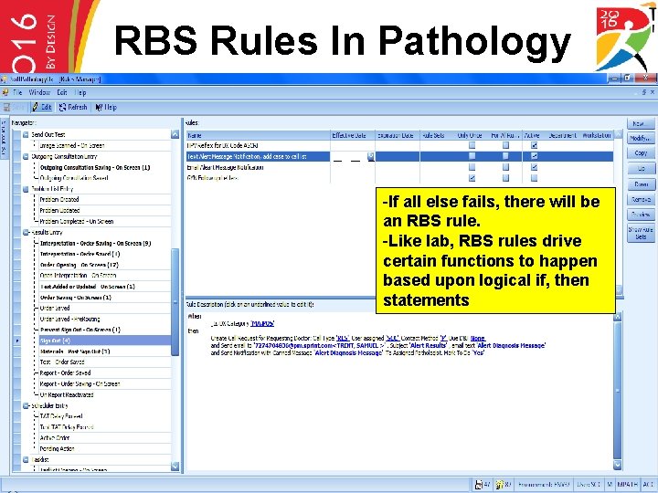 RBS Rules In Pathology -If all else fails, there will be an RBS rule.