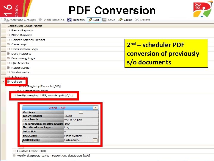 PDF Conversion All Soft. Path signed out reports need to be converted to PDF