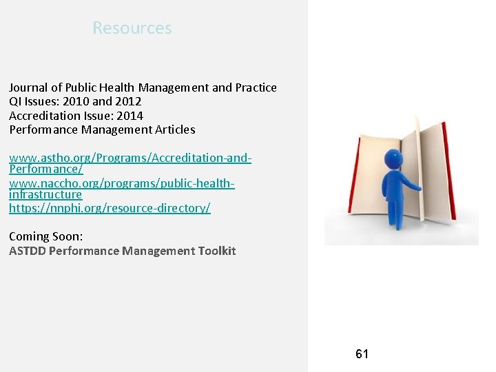 Resources Journal of Public Health Management and Practice QI Issues: 2010 and 2012 Accreditation