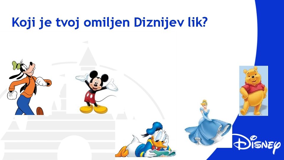 Koji je tvoj omiljen Diznijev lik? 