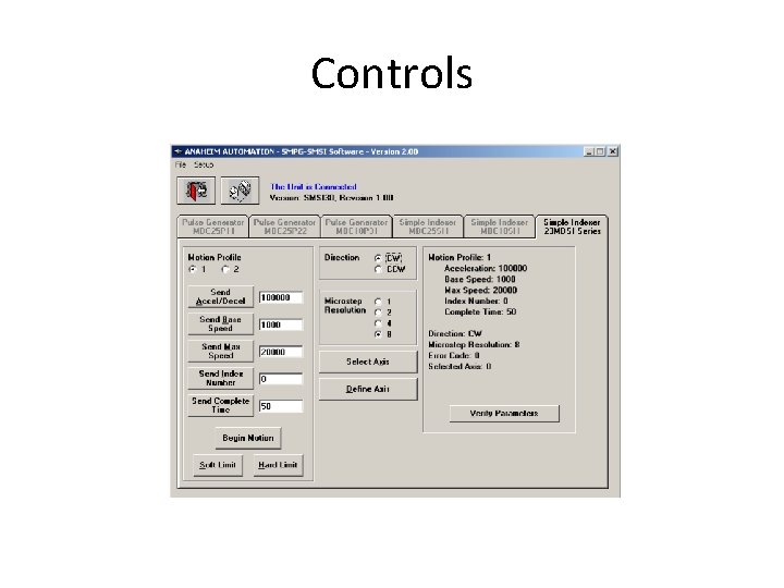Controls 