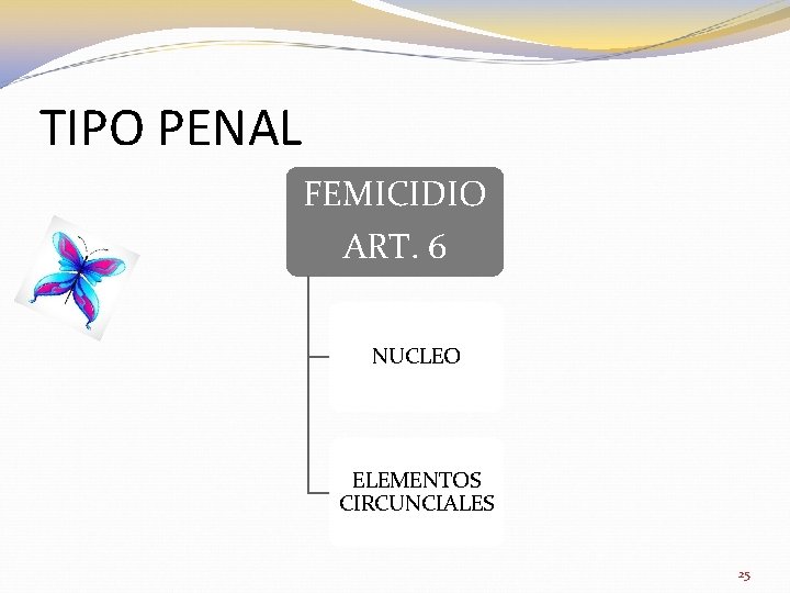 TIPO PENAL FEMICIDIO ART. 6 NUCLEO ELEMENTOS CIRCUNCIALES 25 