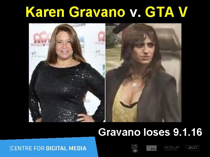  Karen Gravano v. GTA V Gravano loses 9. 1. 16 