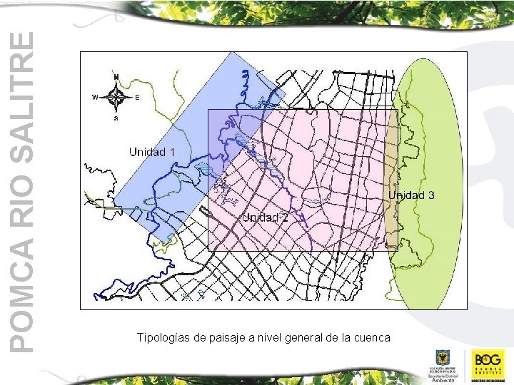 POMCA RIO SALITRE Tipologías de paisaje a nivel general de la cuenca 