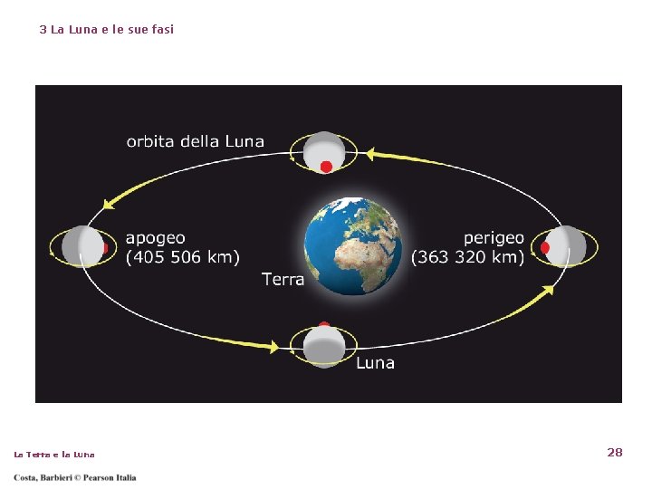 3 La Luna e le sue fasi La Terra e la Luna 28 3 La Luna e le sue fasi La Terra e la Luna 28