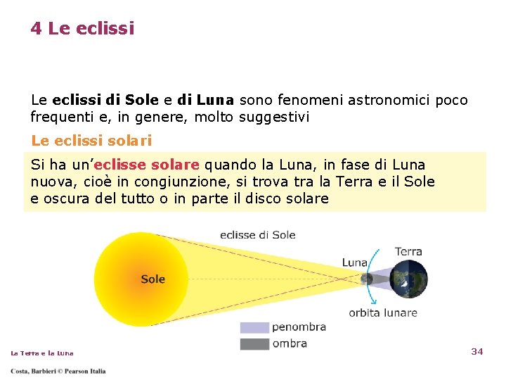 4 Le eclissi di Sole e di Luna sono fenomeni astronomici poco frequenti e, 4 Le eclissi di Sole e di Luna sono fenomeni astronomici poco frequenti e,