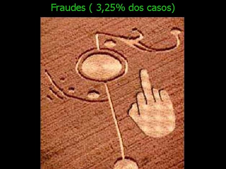 Fraudes ( 3, 25% dos casos) 