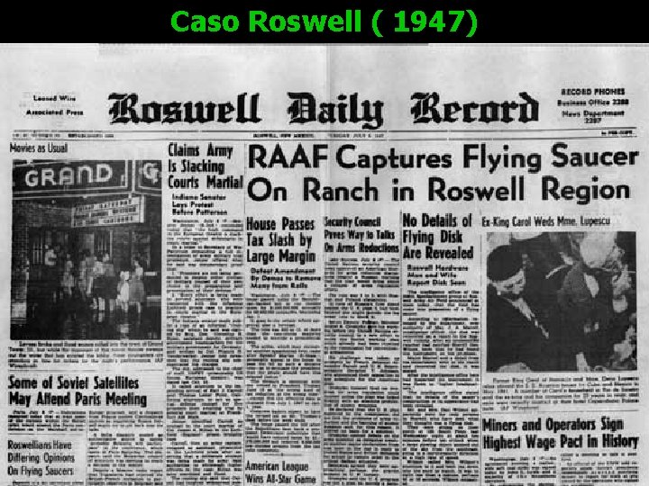 Caso Roswell ( 1947) 