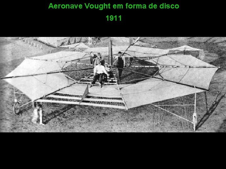Aeronave Vought em forma de disco 1911 