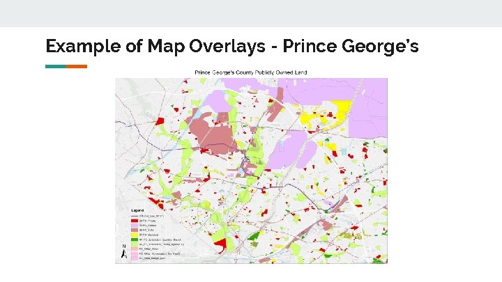 Example of Map Overlays - Prince George’s 