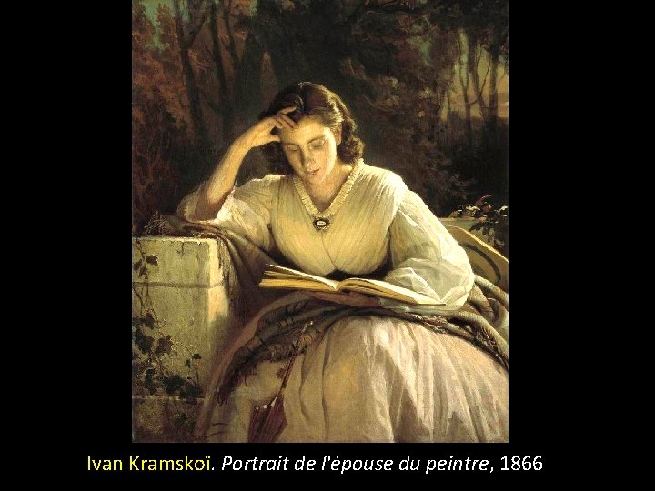Ivan Kramskoï. Portrait de l'épouse du peintre, 1866 