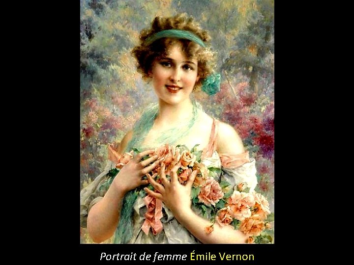 Portrait de femme Émile Vernon 