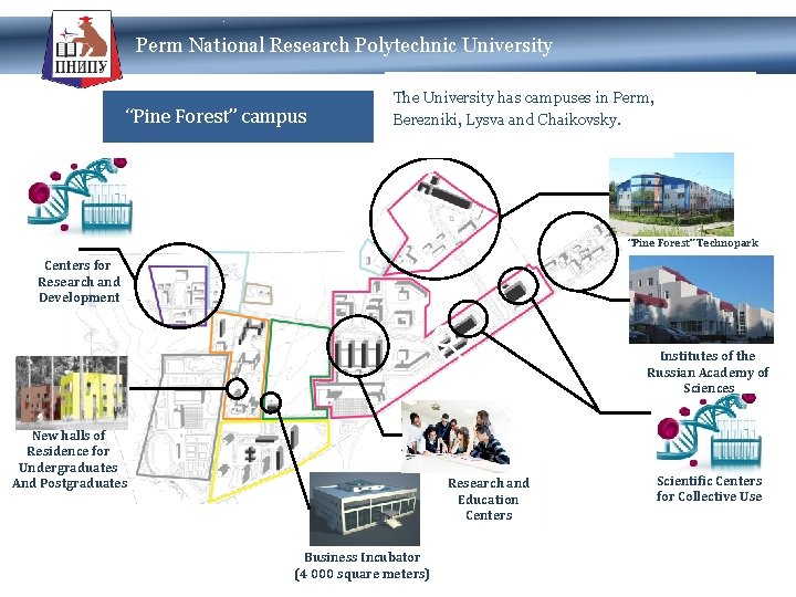 Perm National Research Polytechnic University “Pine Forest” campus The University has campuses in Perm, Perm National Research Polytechnic University “Pine Forest” campus The University has campuses in Perm,
