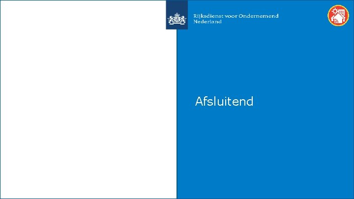 Afsluitend 