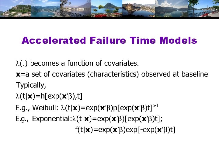 Accelerated Failure Time Models 