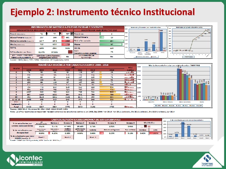 Ejemplo 2: Instrumento técnico Institucional Ejemplo 2: Instrumento técnico Institucional