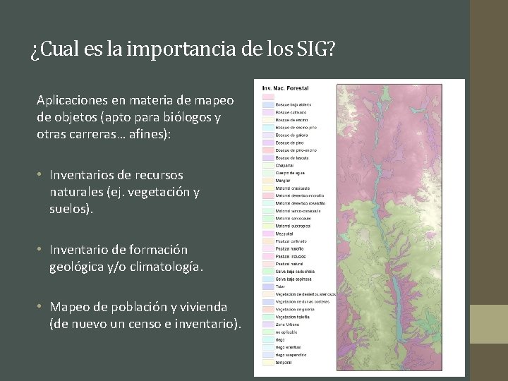 ¿Cual es la importancia de los SIG? Aplicaciones en materia de mapeo de objetos