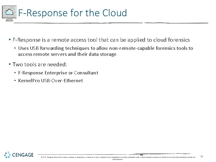 F-Response for the Cloud • F-Response is a remote access tool that can be