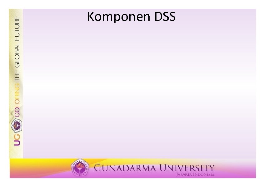 Komponen DSS 
