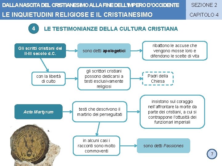 DALLA NASCITA DEL CRISTIANESIMO ALLA FINE DELL’IMPERO D’OCCIDENTE LE INQUIETUDINI RELIGIOSE E IL CRISTIANESIMO