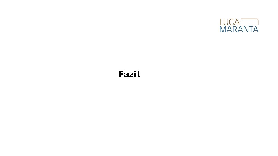 Fazit 