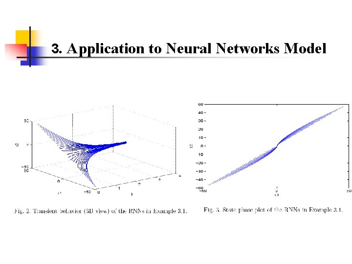 3. Application to Neural Networks Model 