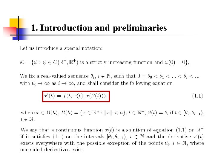 1. Introduction and preliminaries 