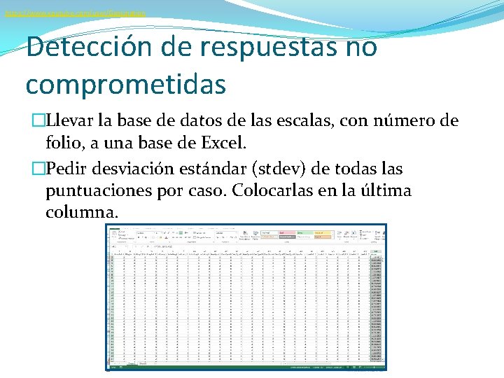 https: //www. youtube. com/user/Gaskination Detección de respuestas no comprometidas �Llevar la base de datos