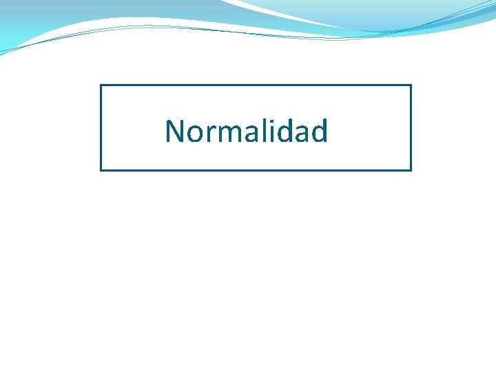 Normalidad 