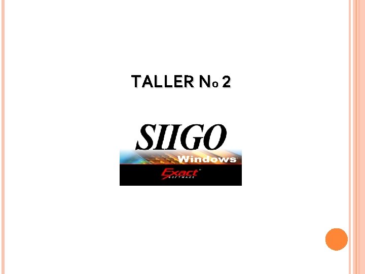 TALLER No 2 TALLER No 2