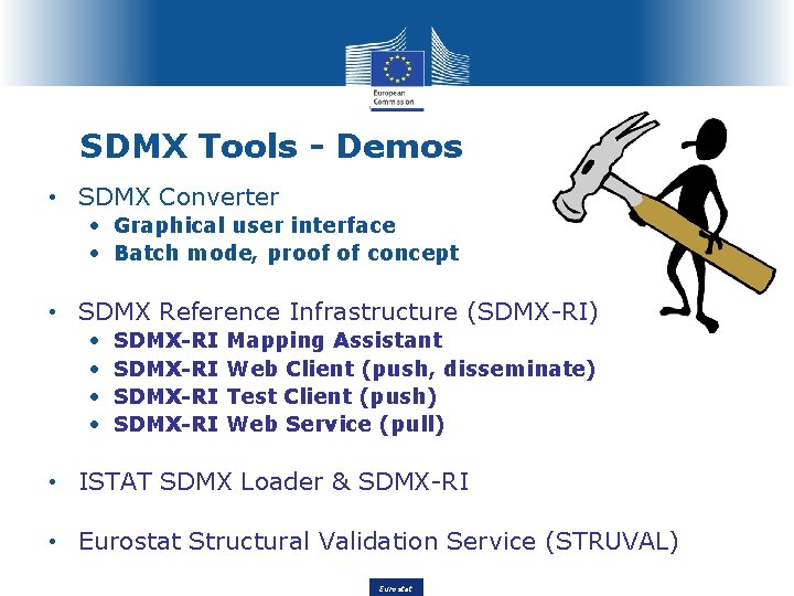 SDMX Tools - Demos • SDMX Converter • Graphical user interface • Batch mode,