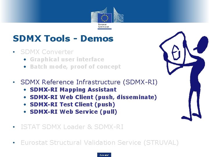 SDMX Tools - Demos • SDMX Converter • Graphical user interface • Batch mode,