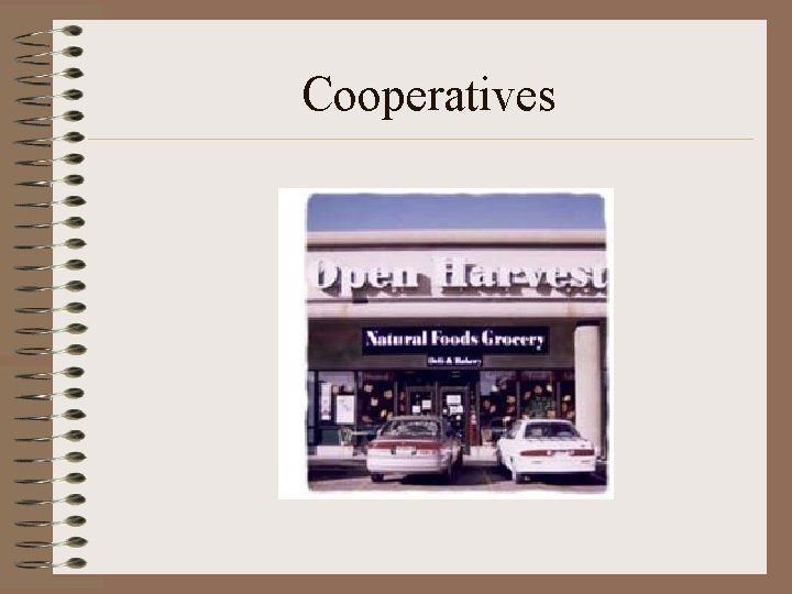 Cooperatives 