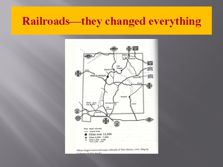 Railroads—they changed everything 