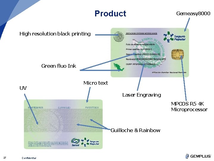 Product Gemeasy 8000 High resolution black printing Green fluo Ink UV Micro text Laser