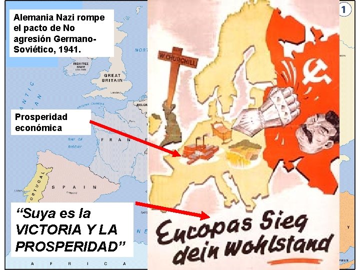 Alemania Nazi rompe el pacto de No agresión Germano. Soviético, 1941. Prosperidad económica “Suya