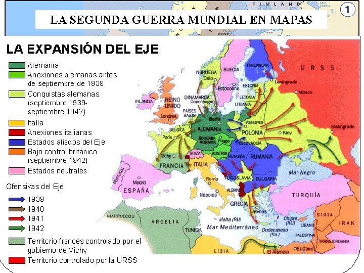 LA SEGUNDA GUERRA MUNDIAL EN MAPAS 