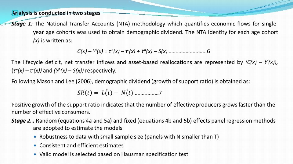 HUMAN CAPITAL DYNAMICS DEMOGRAPHIC DIVIDEND AND ECONOMIC GROWTH
