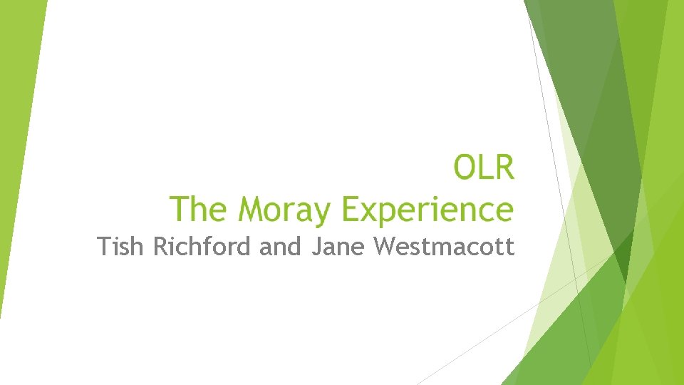 Tish Richford and Jane Westmacott 