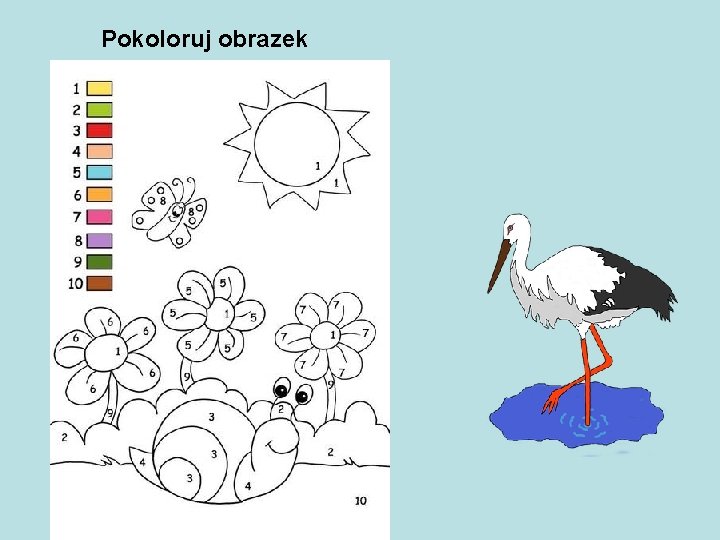 Pokoloruj obrazek 