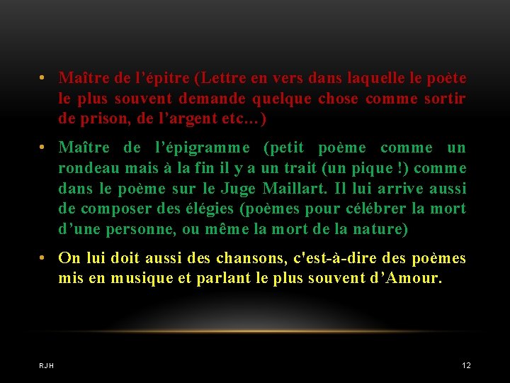  • Maître de l’épitre (Lettre en vers dans laquelle le poète le plus