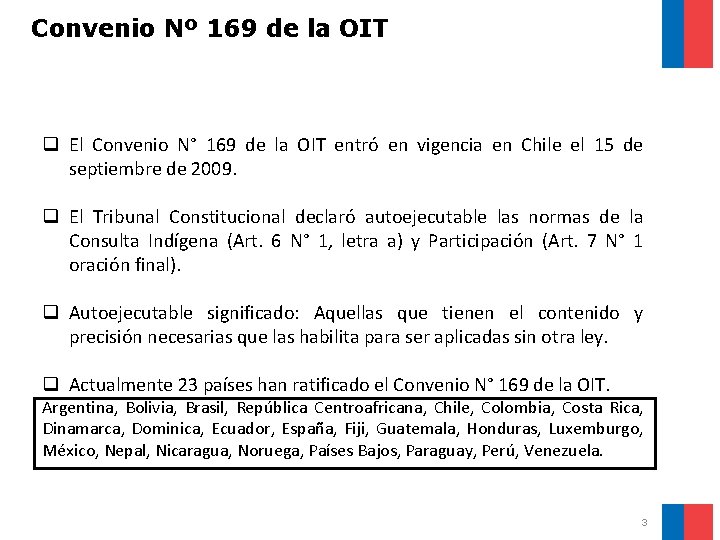 Convenio Nº 169 de la OIT q El Convenio N° 169 de la OIT