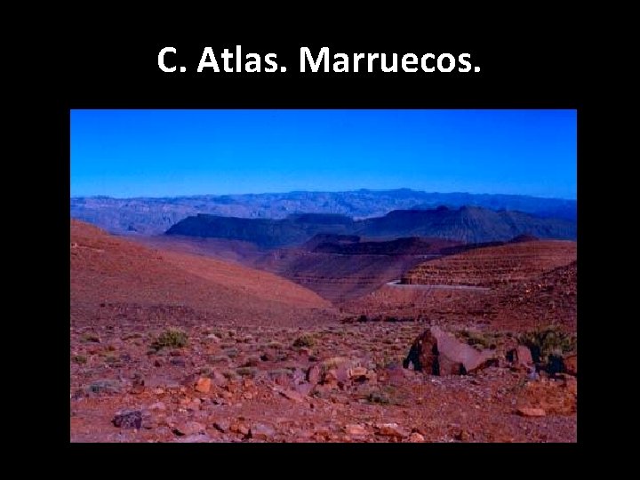 C. Atlas. Marruecos. 