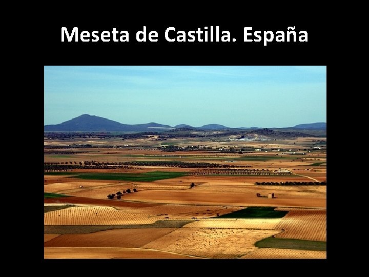 Meseta de Castilla. España 