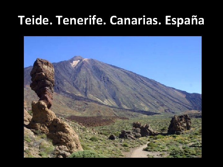 Teide. Tenerife. Canarias. España 