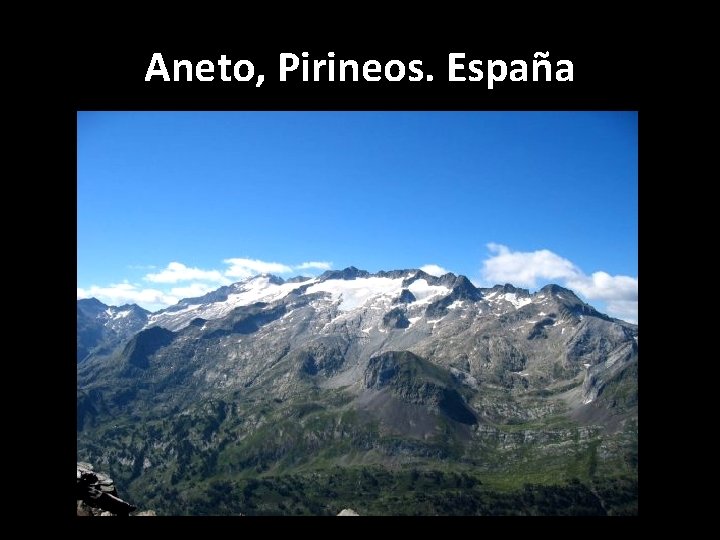 Aneto, Pirineos. España 