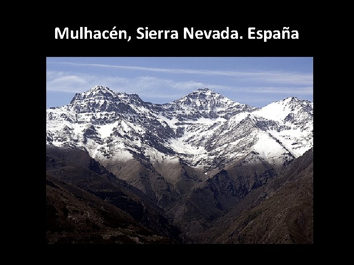 Mulhacén, Sierra Nevada. España 