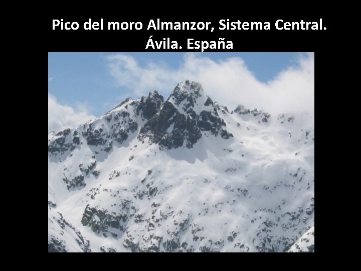 Pico del moro Almanzor, Sistema Central. Ávila. España 