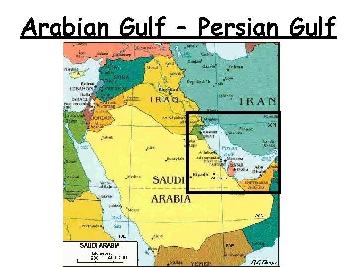 Arabian Gulf – Persian Gulf 