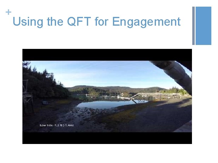 + Using the QFT for Engagement 